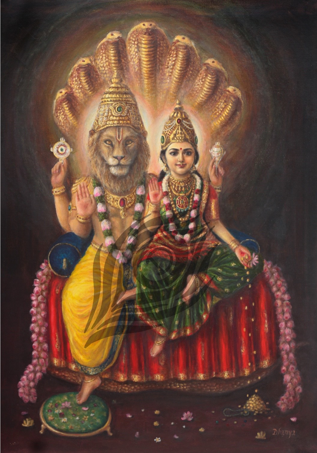 Lakshmi Narasimha 2 – Art By Dhanya